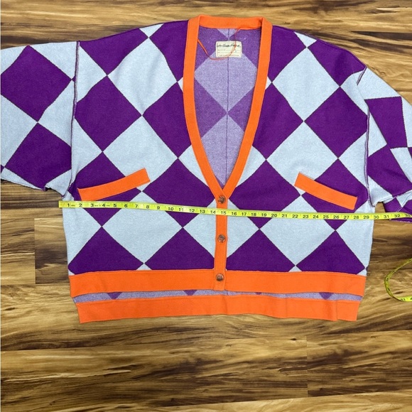 Free People Manny Argyle Cardigan - Picture 4 of 5